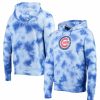 Sports Fan Shop * | New Era Men'S Chicago Cubs Tie-Dye Pullover Hoodie Royal