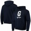 Sports Fan Shop * | Men'S Homestead Grays Negro League Logo Pullover Hoodie Navy