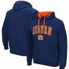 Sports Fan Shop * | Men'S Auburn Tigers Big And Tall Arch & Logo 2.0 Pullover Hoodie Navy