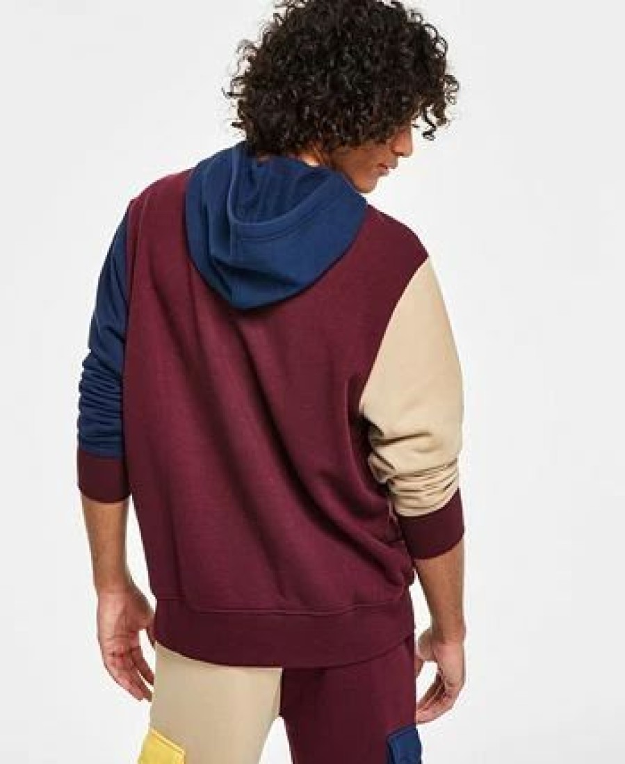 Hoodies & Sweatshirts * | Men'S Colorblocked Hoodie, Created For Macy'S