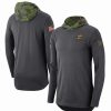 Sports Fan Shop * | Nike Men'S Missouri Tigers Military-Inspired Long Sleeve Hoodie T-Shirt Anthracite