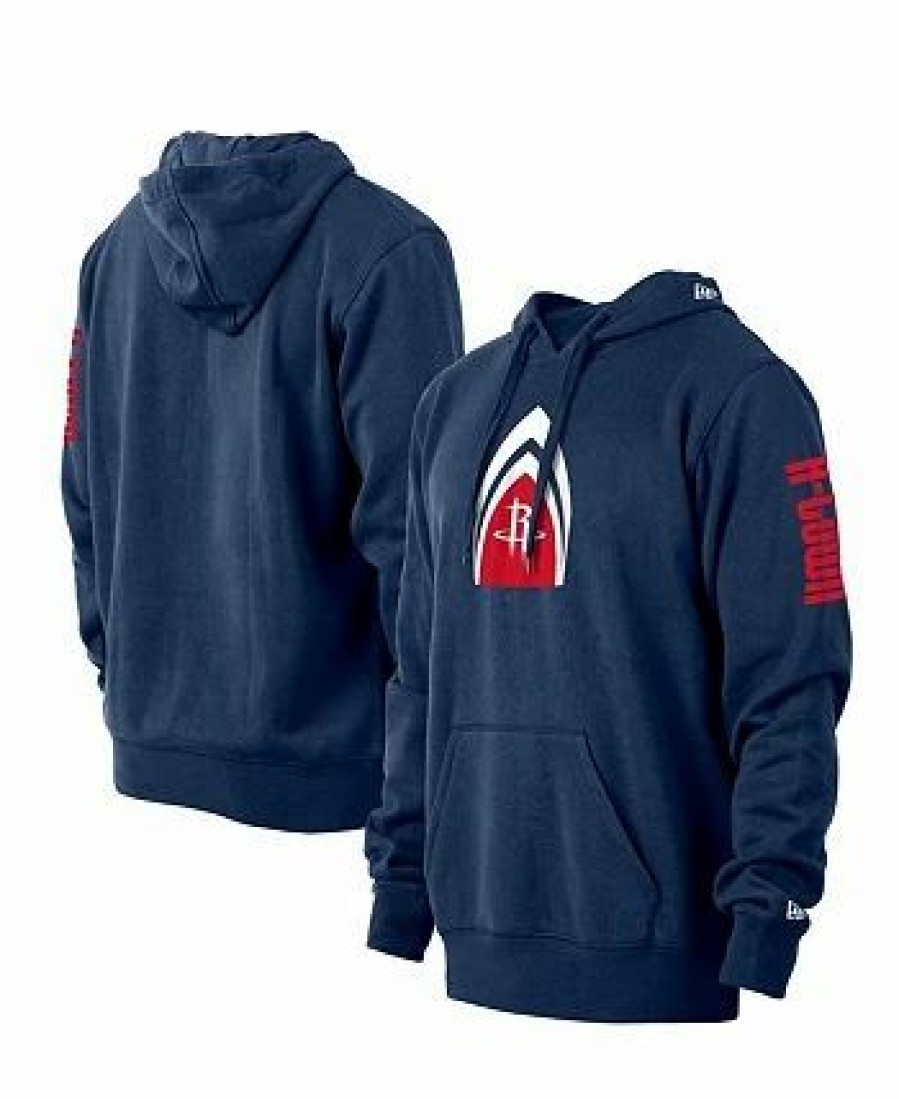 Sports Fan Shop * | New Era Men'S Houston Rockets 2021/22 City Edition Pullover Hoodie Navy