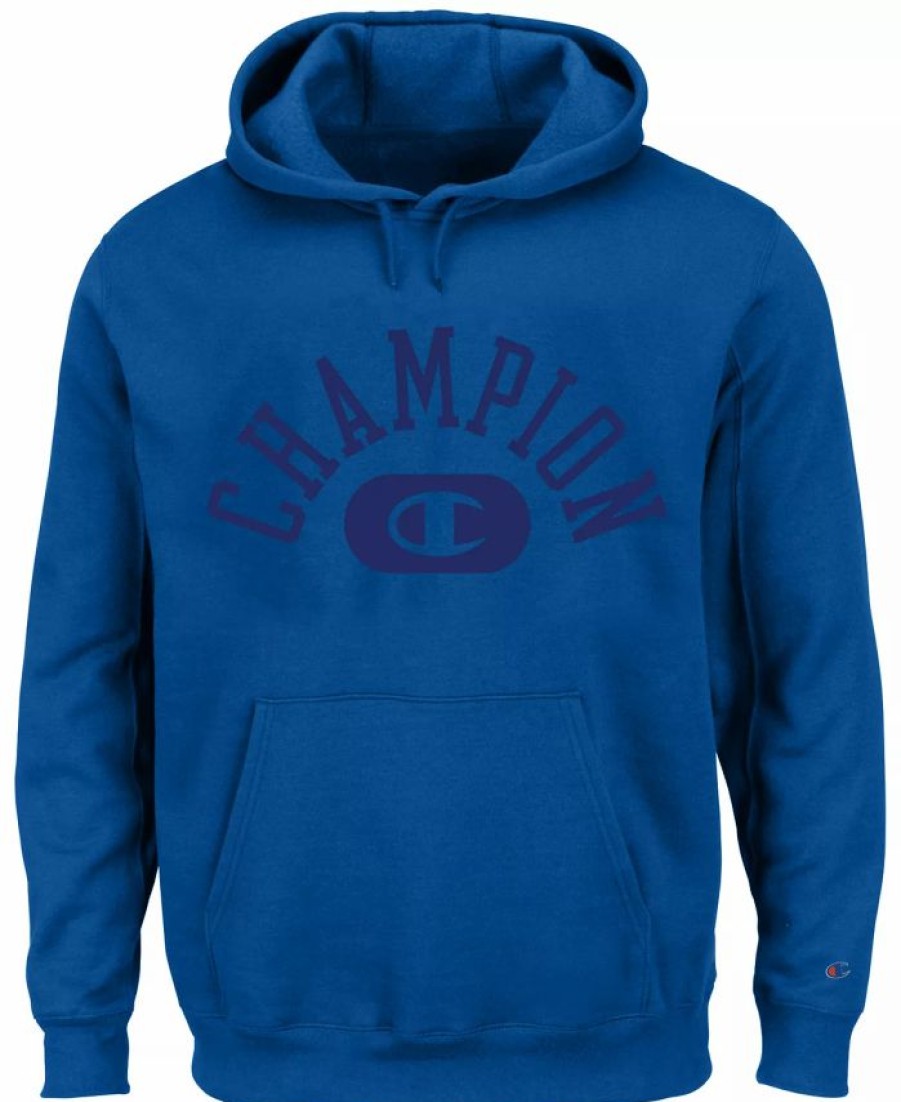 Activewear * | Champion Men'S Vintage Wash Varsity Logo Hoodie