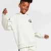 Kids * | Adidas Big Boys Long Sleeve Game Fade 3 Stripes Pullover Hoodie