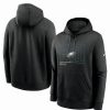 Sports Fan Shop * | Nike Men'S Philadelphia Eagles City Code Club Fleece Pullover Hoodie Black