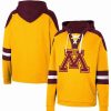 Sports Fan Shop * | Men'S Minnesota En Gophers Lace-Up 4.0 Pullover Hoodie Gold