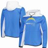 Sports Fan Shop * | New Era Men'S Los Angeles Chargers Combine Authentic Hard Hitter Pullover Hoodie Powder Blue