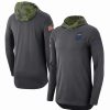 Sports Fan Shop * | Nike Men'S Kentucky Wildcats Military-Inspired Long Sleeve Hoodie T-Shirt Anthracite