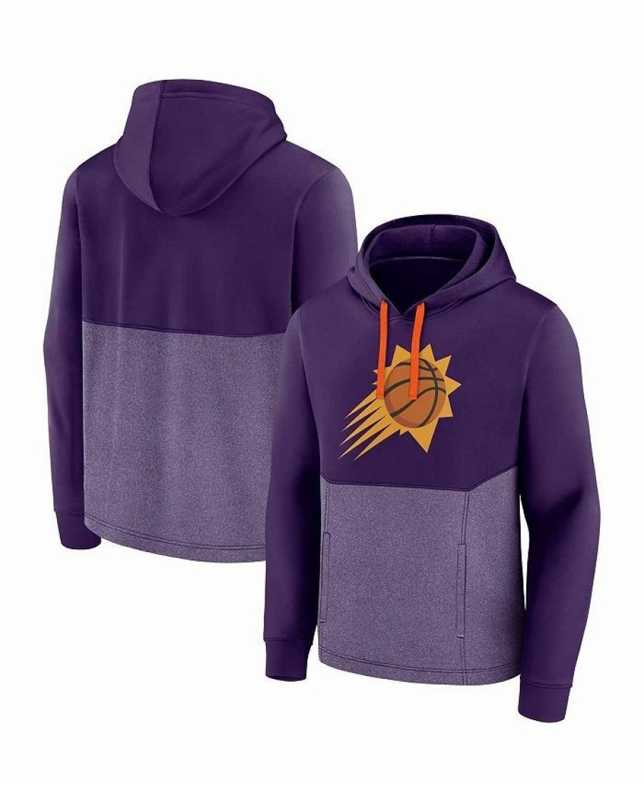 Sports Fan Shop * | Fanatics Men'S Branded Phoenix Suns Winter Camp Pullover Hoodie Purple