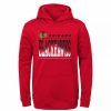 Sports Fan Shop * | Outerstuff Youth Boys Chicago Blackhawks Play-By-Play Performance Pullover Hoodie Red