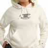 Women * | Champion Women'S Powerblend Fleece Logo Hoodie Natural