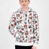 Hoodies & Sweatshirts * | Men'S Marvel Long Sleeves Hoodie White