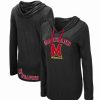 Sports Fan Shop * | Women'S Maryland Terrapins My Lover Hoodie Long Sleeve T-Shirt Black