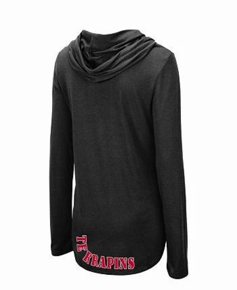 Sports Fan Shop * | Women'S Maryland Terrapins My Lover Hoodie Long Sleeve T-Shirt Black