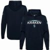 Sports Fan Shop * | Fanatics Youth Branded Seattle Kraken Authentic Pro Pullover Hoodie Deep Sea Blue