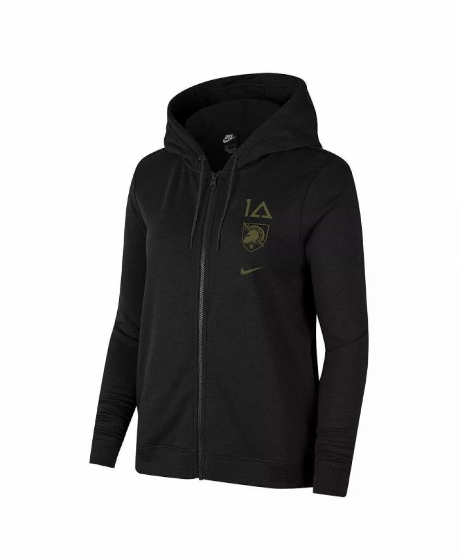 Sports Fan Shop * | Nike Women'S Army Knights 1St Armored Division Old Ironsides Operation Torch Full-Zip Hoodie Black