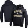 Sports Fan Shop * | Champion Men'S Vanderbilt Commodores High Motor Pullover Hoodie Black