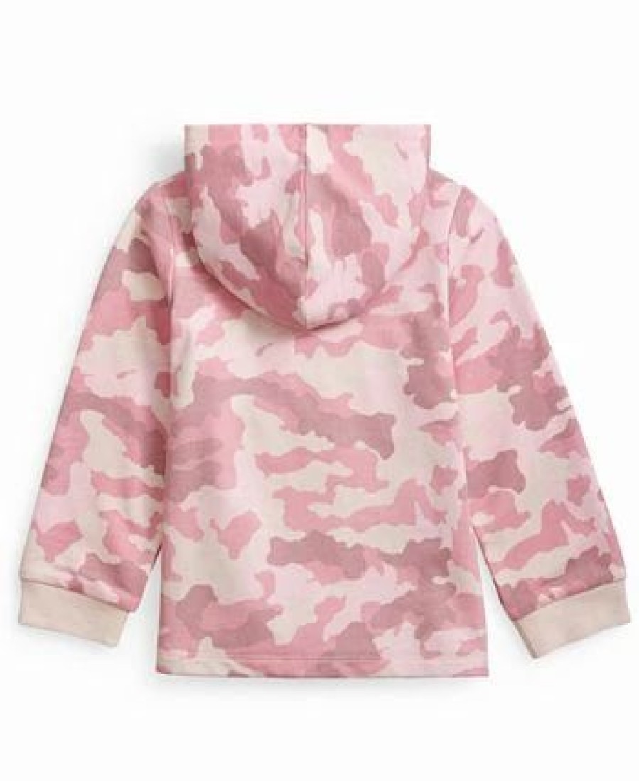 Kids * | Baby Girls Camouflage Full Zip Hoodie, Created For Macy'S Crystal Pink