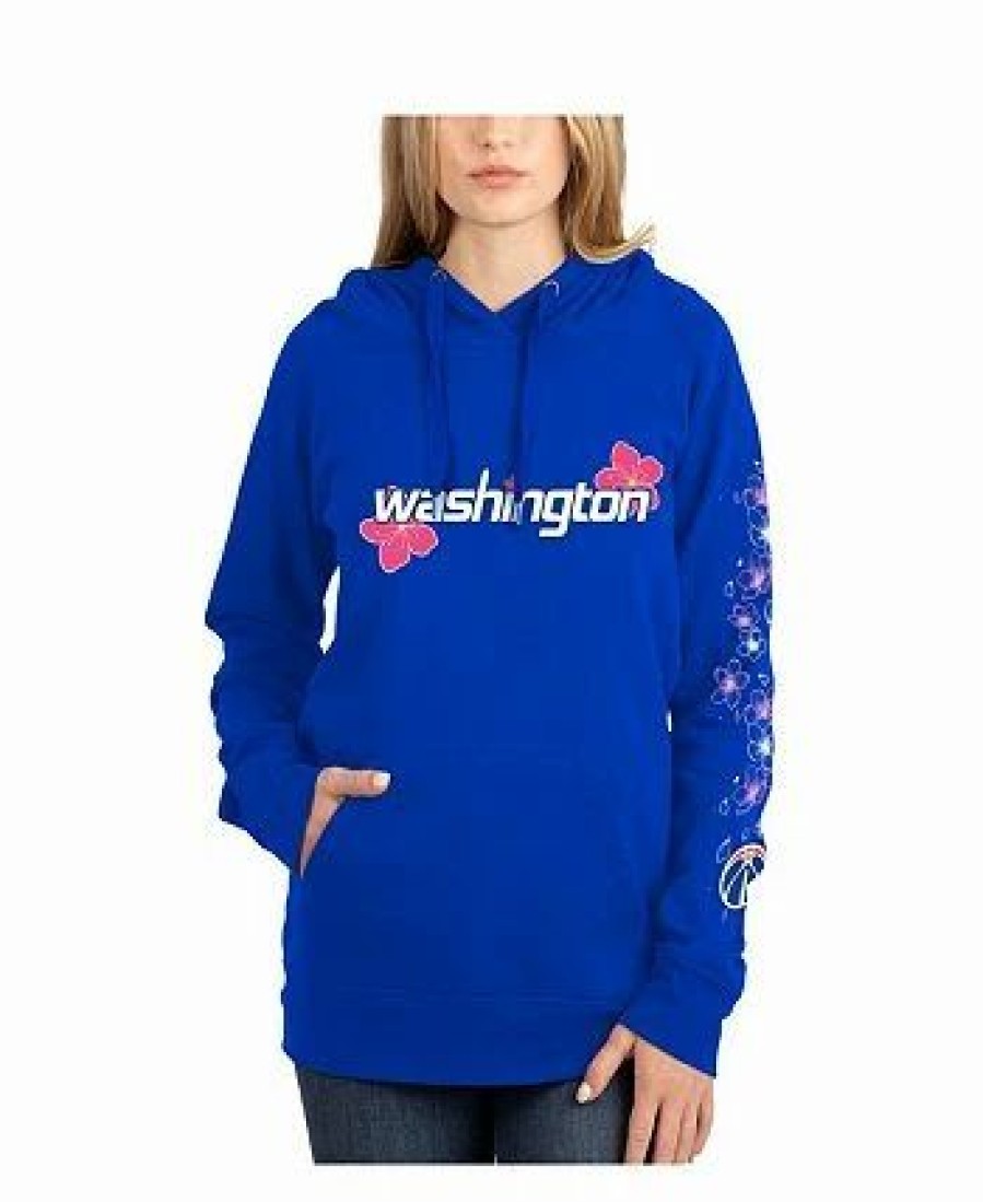 Sports Fan Shop * | New Era Women'S Washington Wizards 2022/23 City Edition Pullover Hoodie Royal