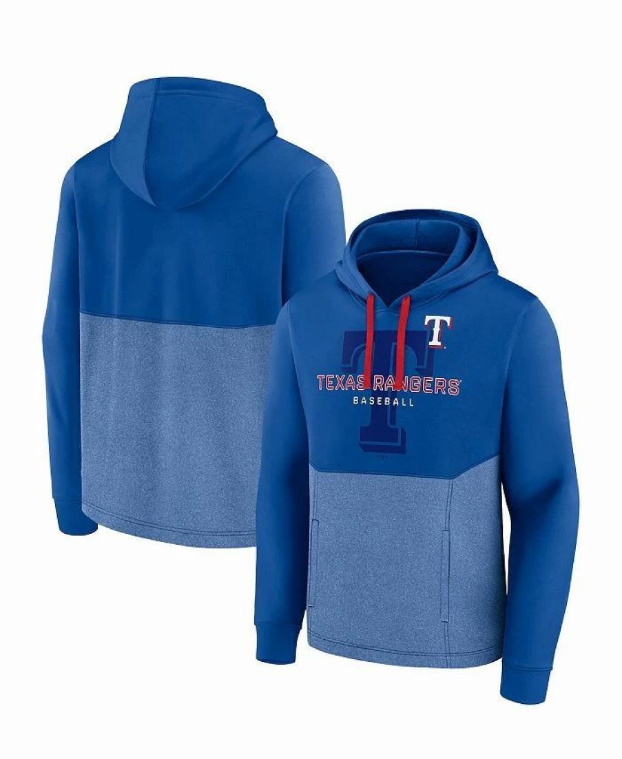 Sports Fan Shop * | Fanatics Men'S Branded Texas Rangers Call The Shots Pullover Hoodie Royal