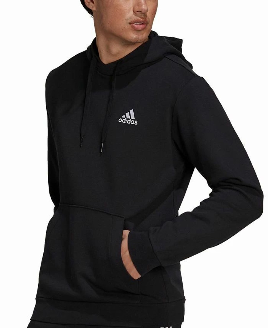 Activewear * | Adidas Men'S Feel Cozy Essentials Fleece Pullover Hoodie