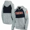 Sports Fan Shop * | New Era Women'S Detroit Tigers Space Dye Pullover Hoodie Navy