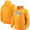 Sports Fan Shop * | Champion Men'S Tennessee Volunteers Big And Tall Arch Over Logo Powerblend Pullover Hoodie Tenn Orange