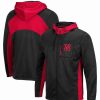 Sports Fan Shop * | Men'S Nebraska Huskers Luge 2.0 Full-Zip Hoodie Black