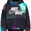 Kids * | Nike Little Boys Sportswear Illuminate Fleece Pullover Hoodie Black