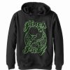 Kids * | Nintendo Boy'S Yoshi Pinch Proof Child Pull Over Hoodie Black