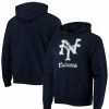 Sports Fan Shop * | Men'S New York Cubans Negro League Logo Pullover Hoodie Navy