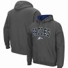 Sports Fan Shop * | Men'S Georgia Southern Eagles Arch And Logo Pullover Hoodie Charcoal