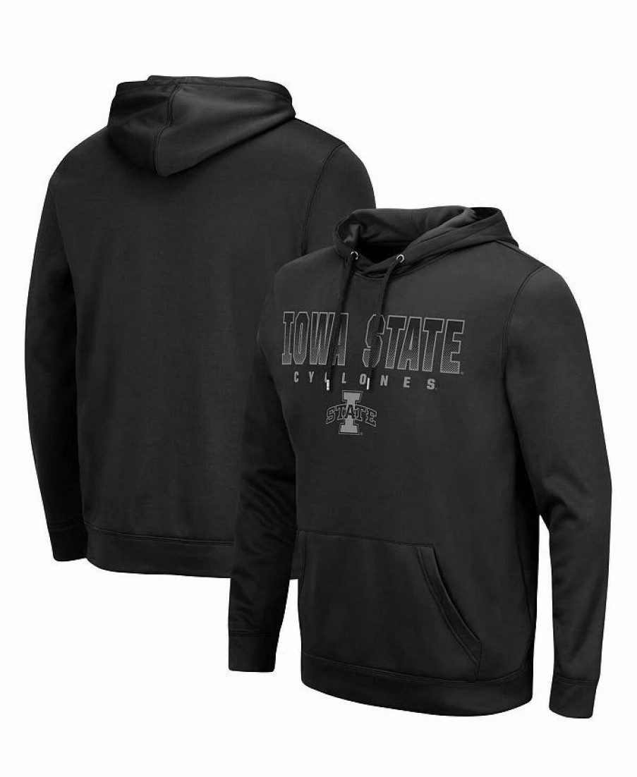 Sports Fan Shop * | Men'S Iowa State Cyclones Out 3.0 Pullover Hoodie Black