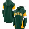 Sports Fan Shop * | Fanatics Women'S Branded Green And Gold Green Bay Packers Lock It Down Pullover Hoodie Green, Gold