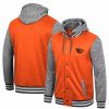 Sports Fan Shop * | Men'S Oregon State Beavers Robinson Hoodie Full-Snap Jacket Orange