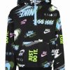 Kids * | Nike Toddler Boys Long Sleeves Active Joy Pullover Hoodie Black