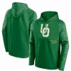 Sports Fan Shop * | Fanatics Men'S Branded Oregon Ducks Defender Raglan Pullover Hoodie Green