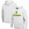 Sports Fan Shop * | Men'S Oregon Ducks Lantern Pullover Hoodie White