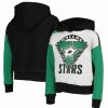 Sports Fan Shop * | Outerstuff Girls Youth Dallas Stars Let'S Get Loud Pullover Hoodie Black