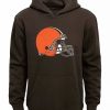 Sports Fan Shop * | Outerstuff Youth Boys Cleveland S Team Logo Pullover Hoodie Brown