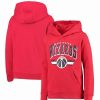 Sports Fan Shop * | Outerstuff Boys Youth Washington Wizards Mvp Fleece Pullover Hoodie Red