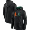 Sports Fan Shop * | Fanatics Men'S Branded Miami Hurricanes On The Ball Pullover Hoodie Black