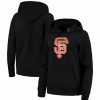 Sports Fan Shop * | 47 Brand Women'S '47 San Francisco Giants Halo Headline Pullover Hoodie Black