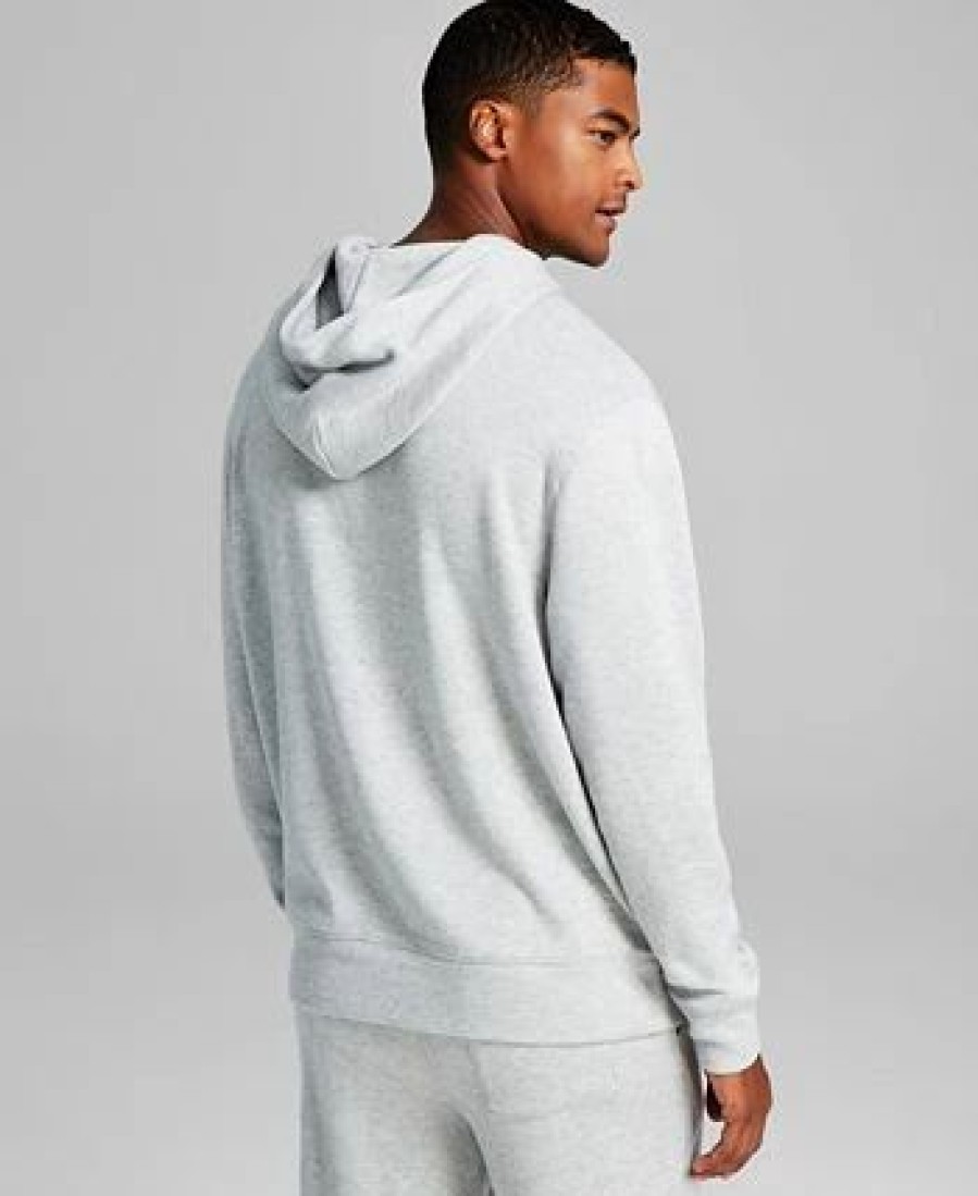 Hoodies & Sweatshirts * | Men'S Cozy Fleece Solid Hoodie