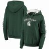 Sports Fan Shop * | Women'S Michigan State Spartans Loud And Proud Pullover Hoodie Green