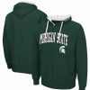 Sports Fan Shop * | Men'S Michigan State Spartans Big And Tall Full-Zip Hoodie Green