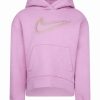 Kids * | Nike Little Girls Fleece Hoodie