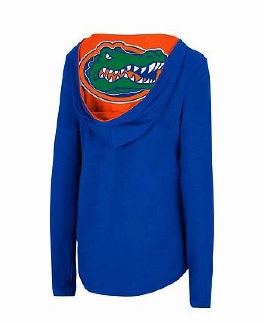 Sports Fan Shop * | Women'S Florida Gators Catalina Hoodie Long Sleeve T-Shirt Royal