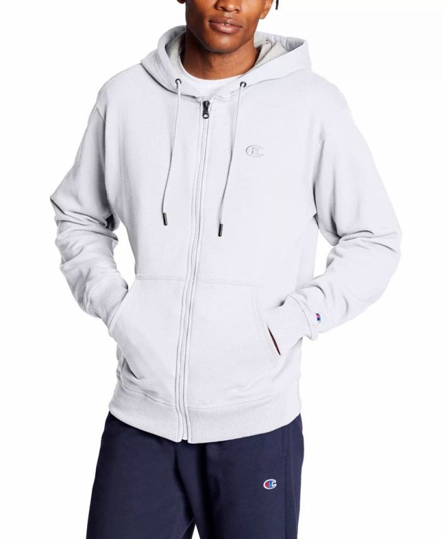 Activewear * | Champion Men'S Powerblend Fleece Zip Hoodie