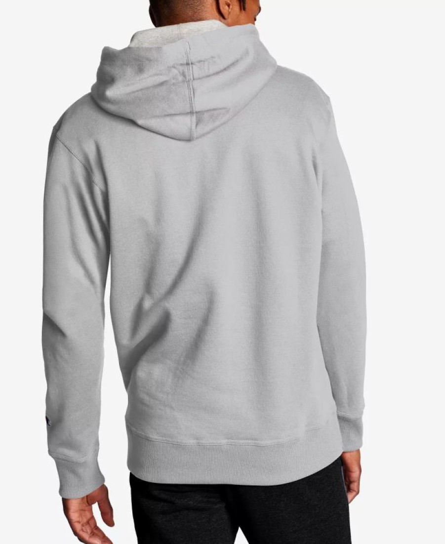 Activewear * | Champion Men'S Script Logo Powerblend Hoodie